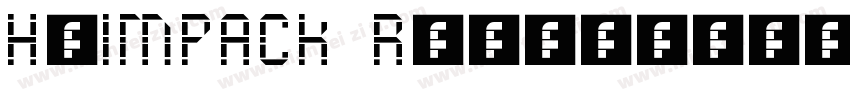 H_IMPACK Regular字体转换